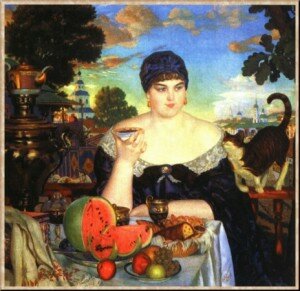 купчиха за чаем