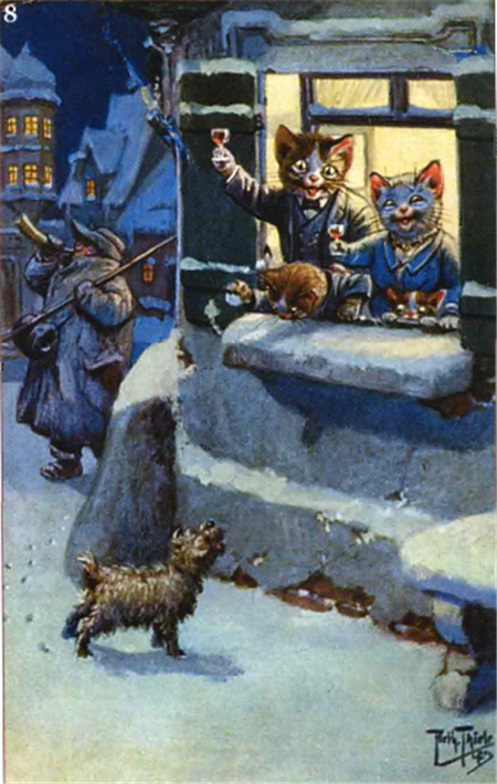 старинные открытки с кошками старинные открытки с кошками