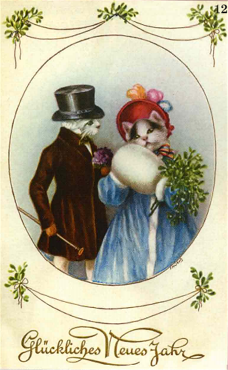 старинные открытки с кошками старинные открытки с кошками