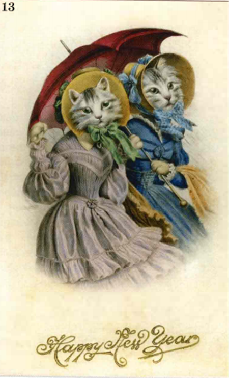 старинные открытки с кошками старинные открытки с кошками