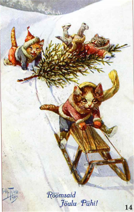 старинные открытки с кошками старинные открытки с кошками