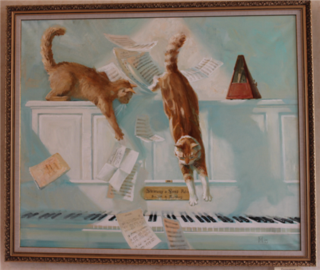 кошки на картинах кошки на картинах